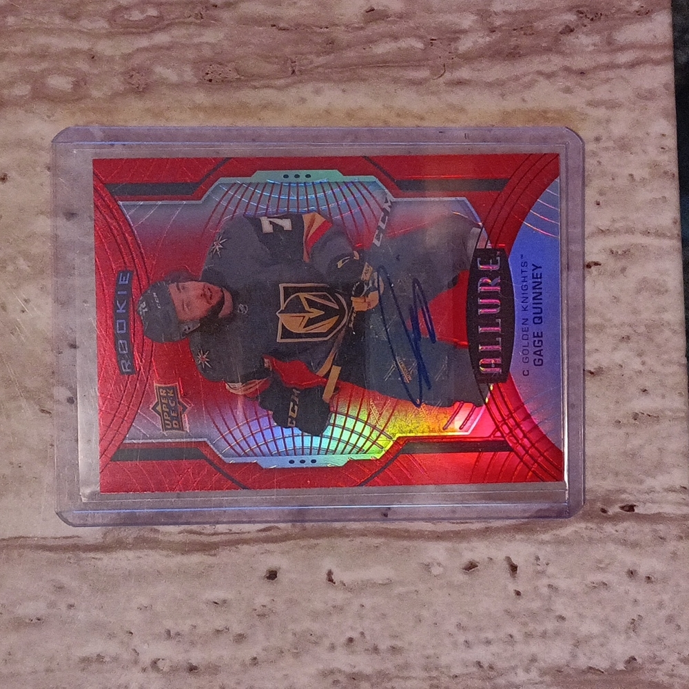 Gage quinney rookie auto